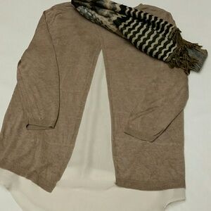 Split Back Sweater with tank. RETRO-ology